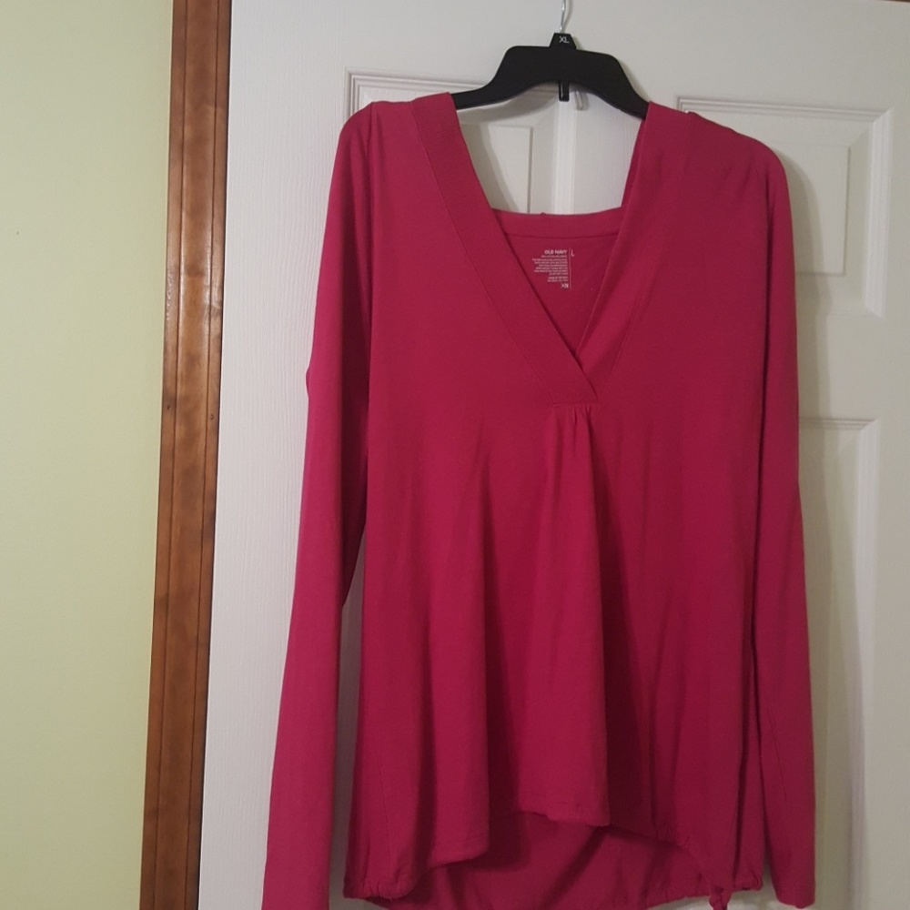 Old Navy pink long sleeve shirt